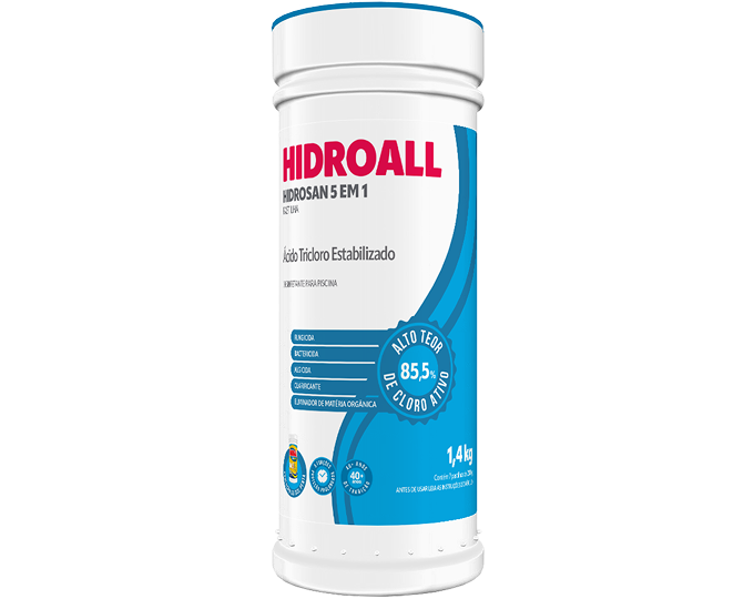 Hidrosan 5 em 1 Pastilha - Hidroall – Sua piscina em boas mãos